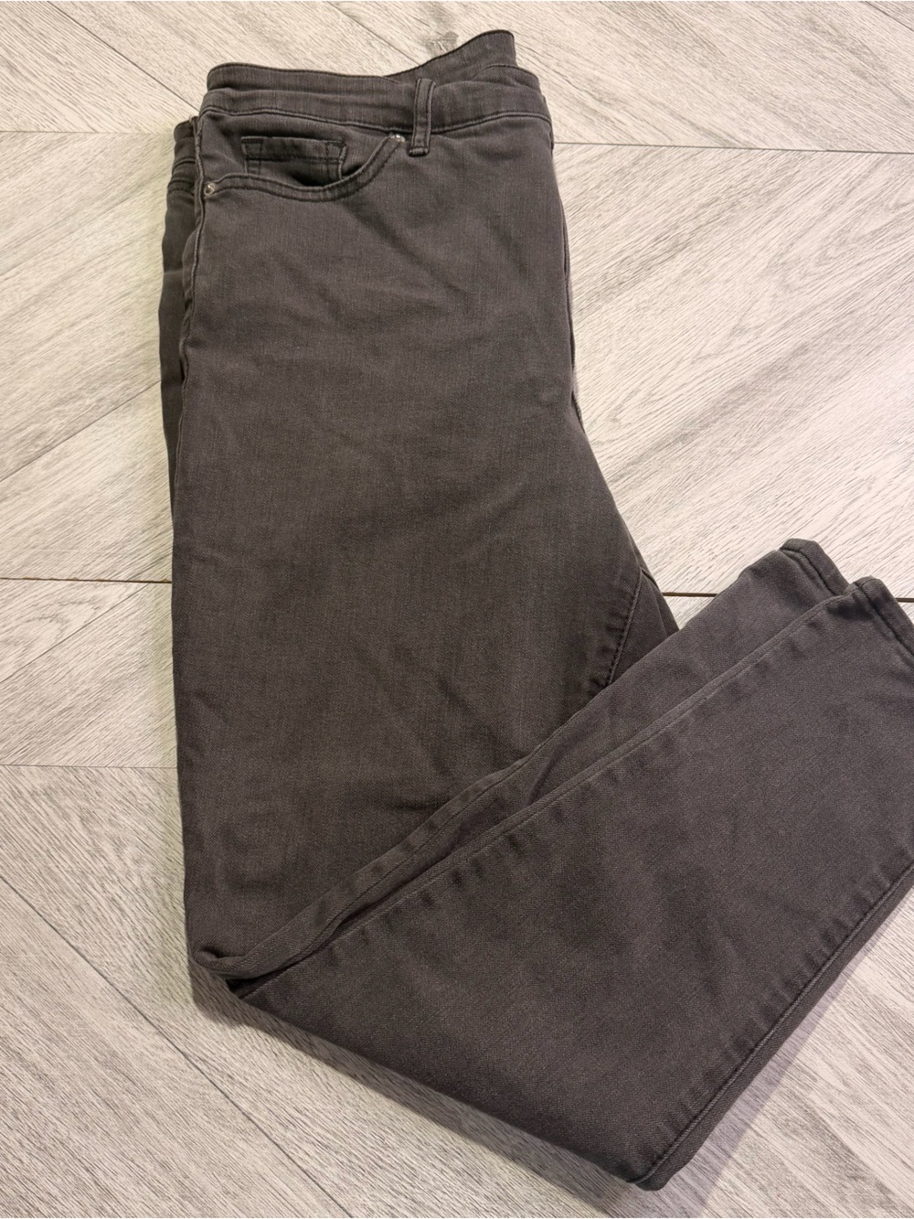 High rise Jessica Simpson Jeans - gray/black size 14 - Picture 2 of 6